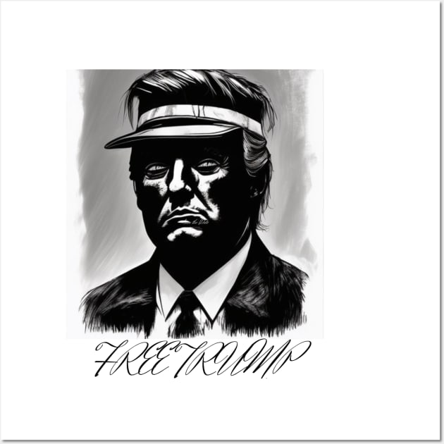 trump mugshot Wall Art by Mcvipa⭐⭐⭐⭐⭐